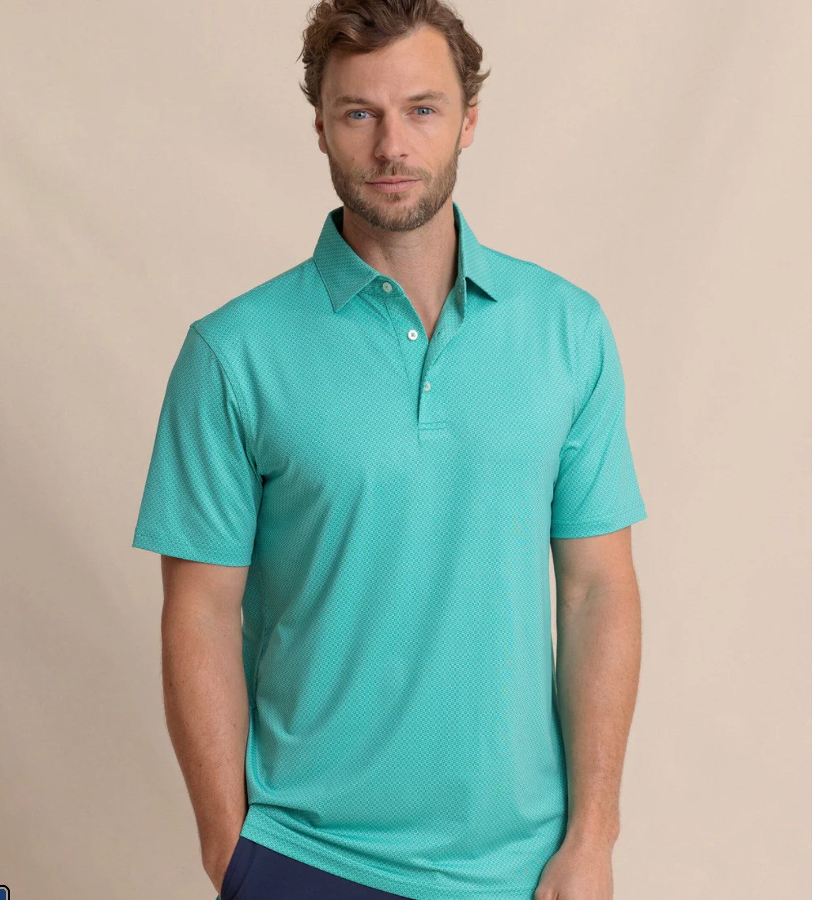 Southern Tide Driver Coastal Geo Polo