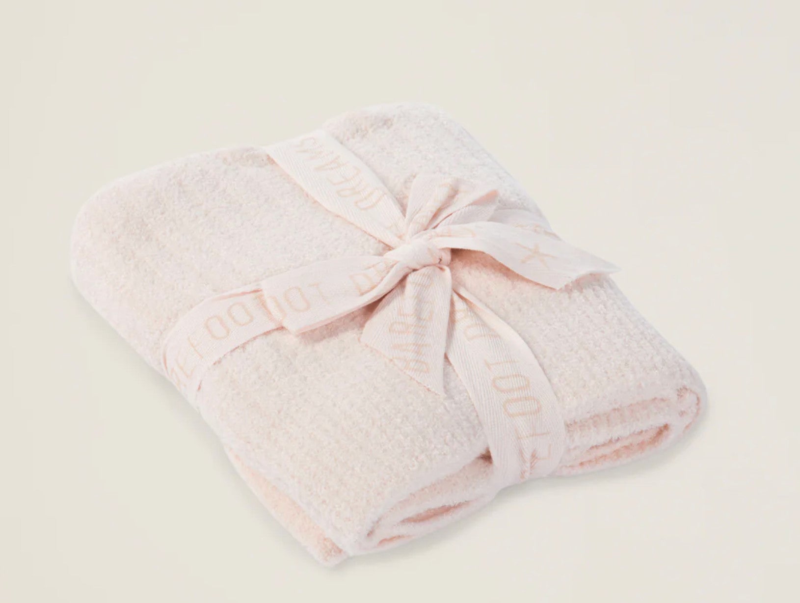 Barefoot Dreams CozyChic Lite Ribbed Blanket Pink