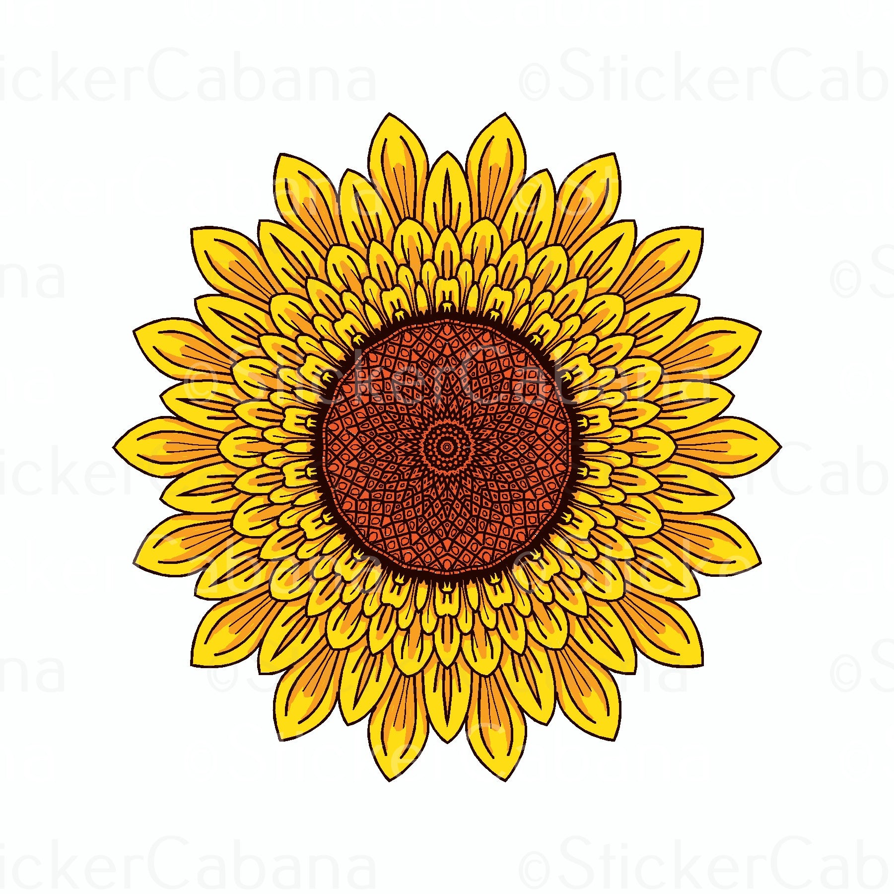 Sticker Cabana Sunflower Sticker