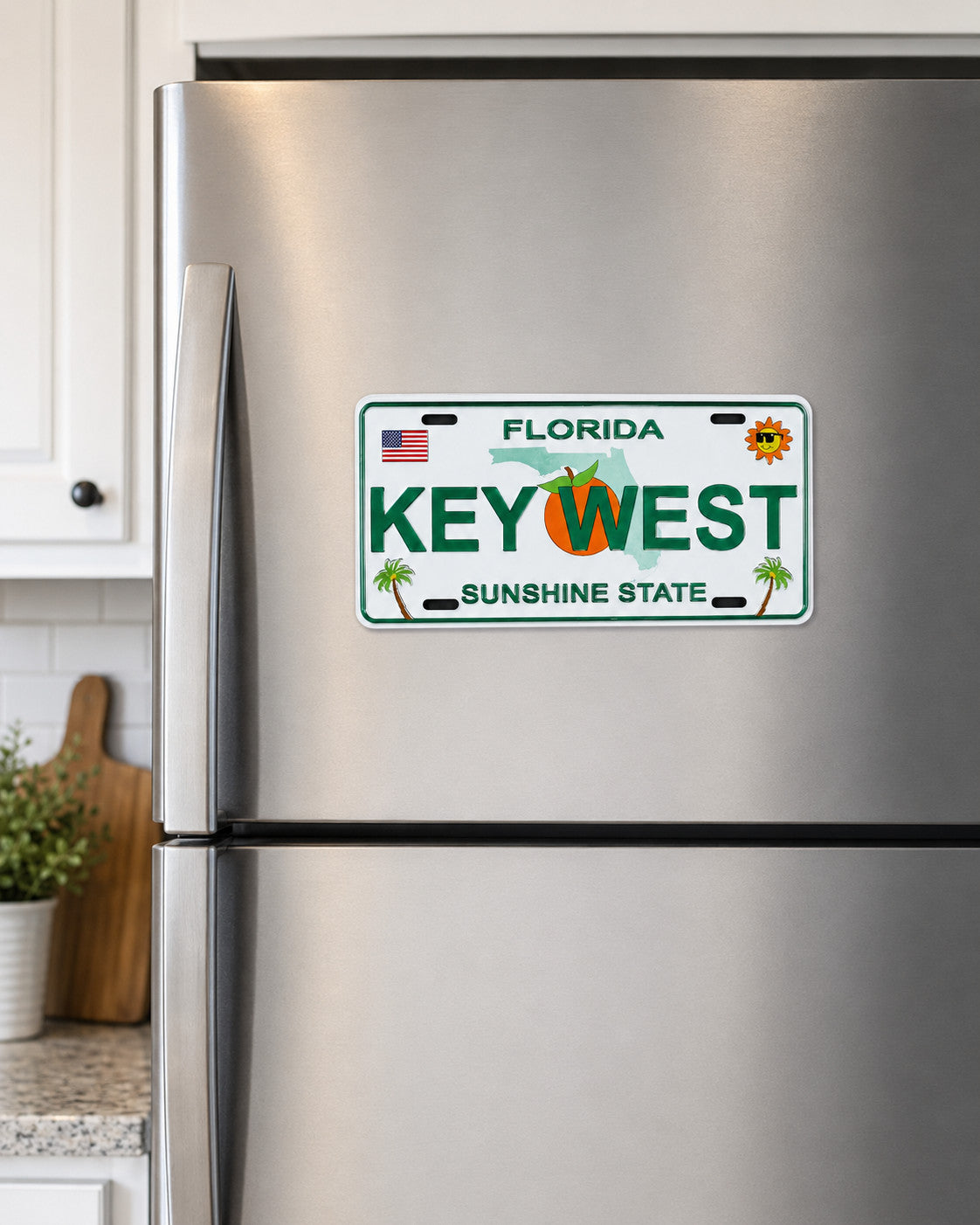 Key West Sunshine State Large License Plate Magnet