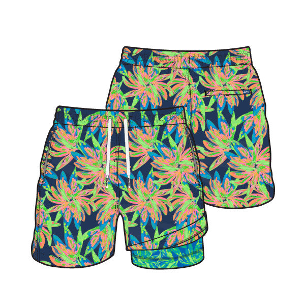 Chubbies Youth The Ocean Flowers Lined Swim Trunks