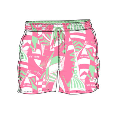 Vineyard Vines Etec 7 " Printed Chappy Trunks Cynammon