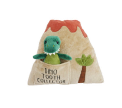 Mon Ami Dino Island Tooth Fairy Pillow & Toy Set