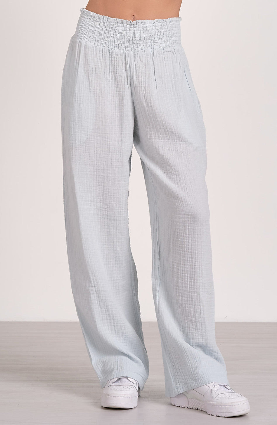 Elan Betsy Smock Pants Light Blue