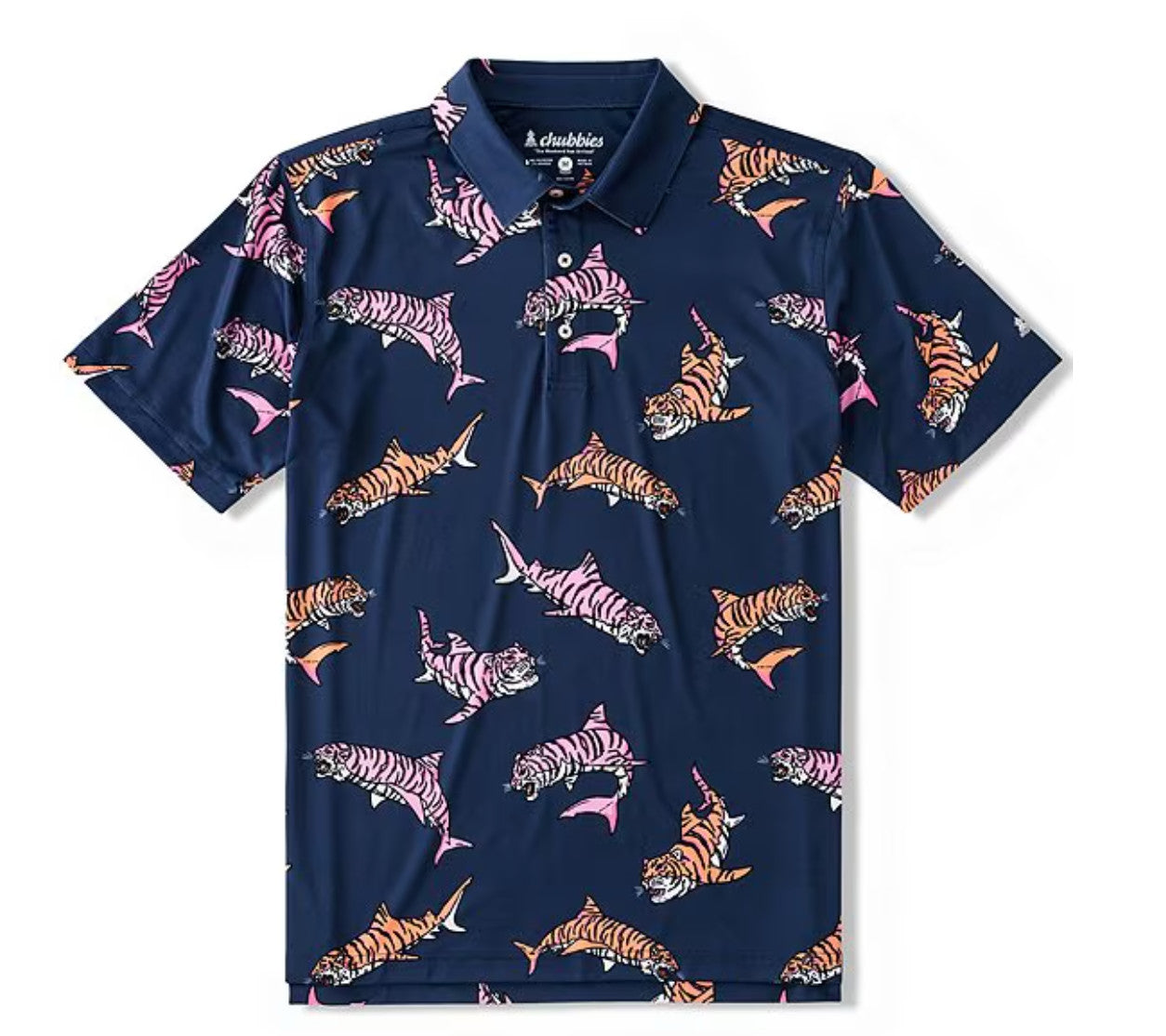 Chubbies The King Of The Sea Performance Polo