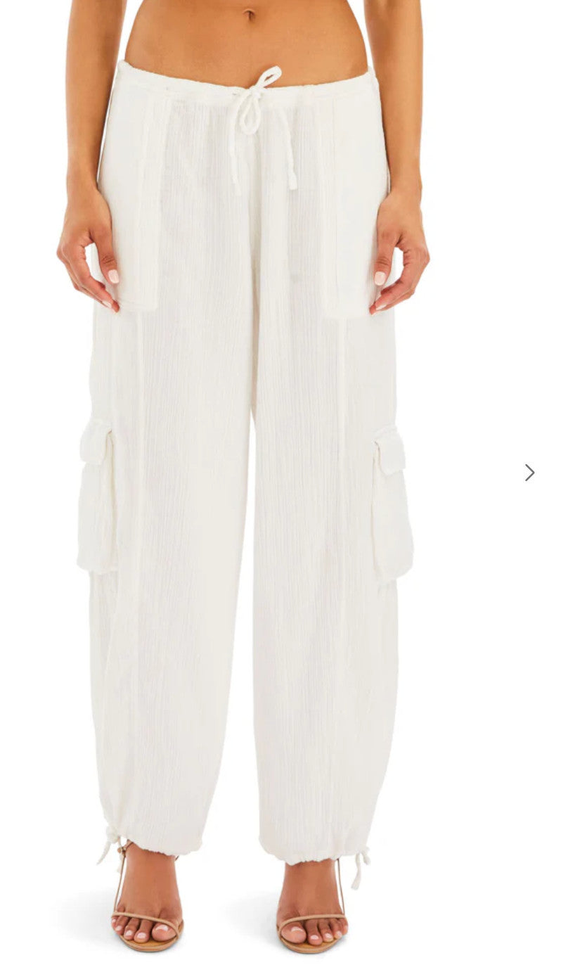 SER.O.YA Zira Cargo Pant White