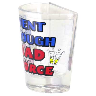 I Went Through A Bad Divorce Half Shot Glass