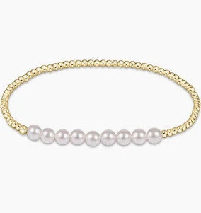 Enewton Classic Gold Beaded Bliss 2.5mm Bead Bracelet WF'24 3mm Pearl