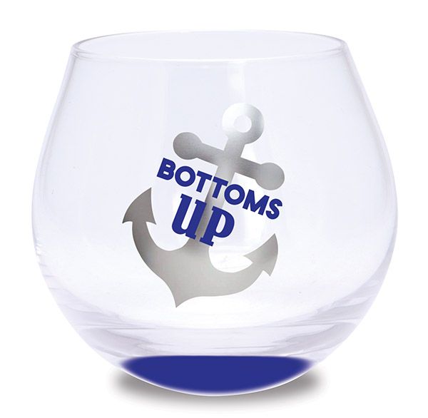 Cape Shore Bottoms Up Anchor Key West Wobble Shot Glass