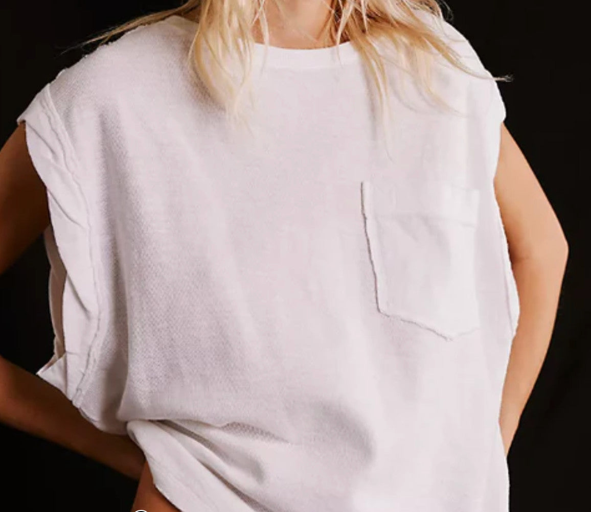 Free People Our Time Tee Ivory