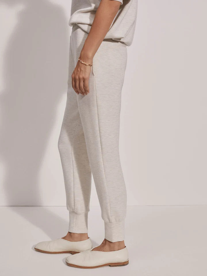 VARLEY The Slim Cuff Pant 25" Ivory Marl