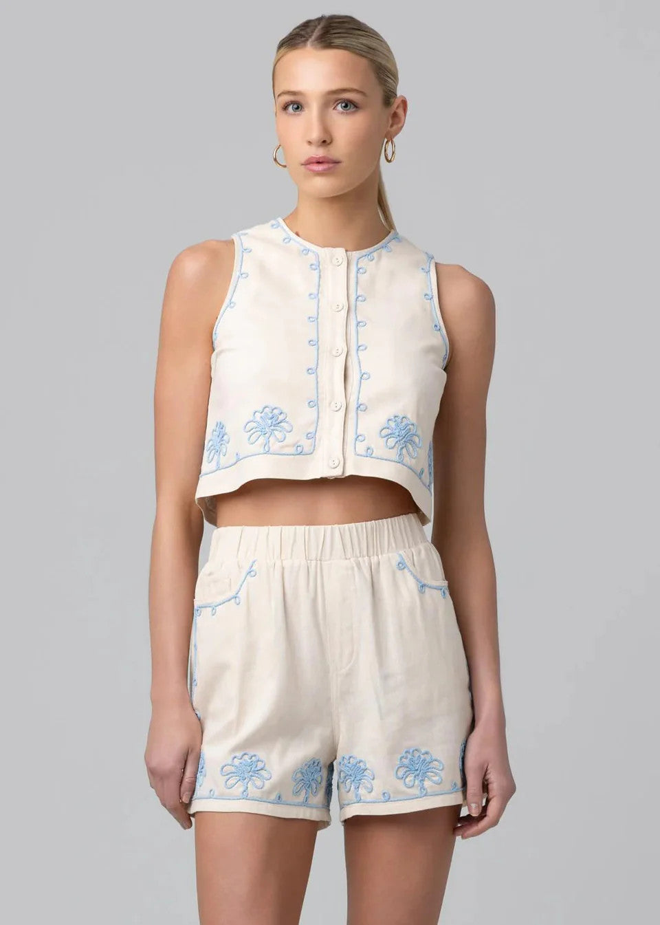 BlankNYC Girl Talk Top Cream