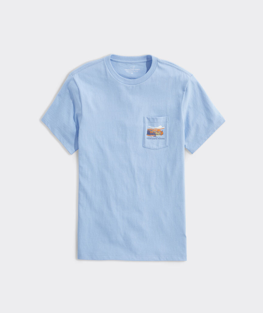 Vineyard Vines Autumn Wakes Pocket Tee SS