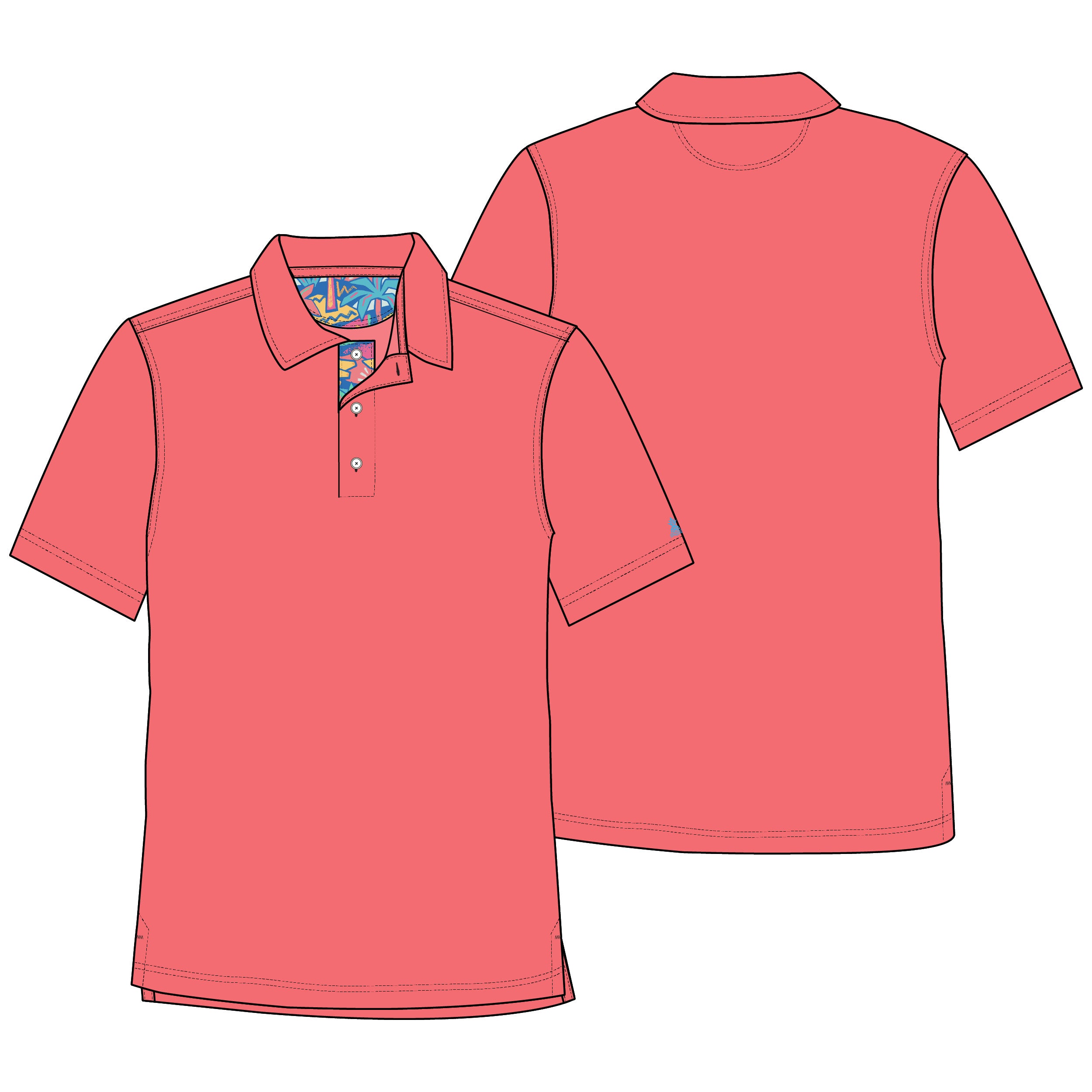 Chubbies Youth The New England Performance Polo