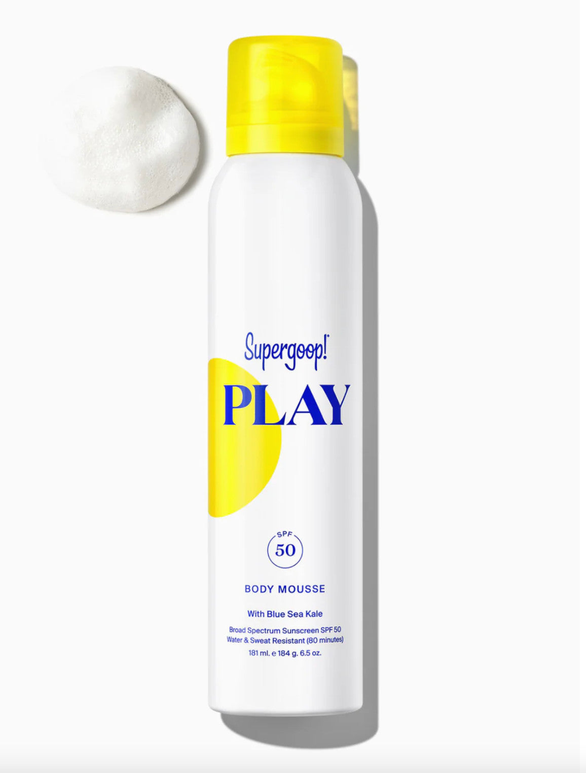 Supergoop! PLAY Body Mousse SPF 50 6.5 fl. oz