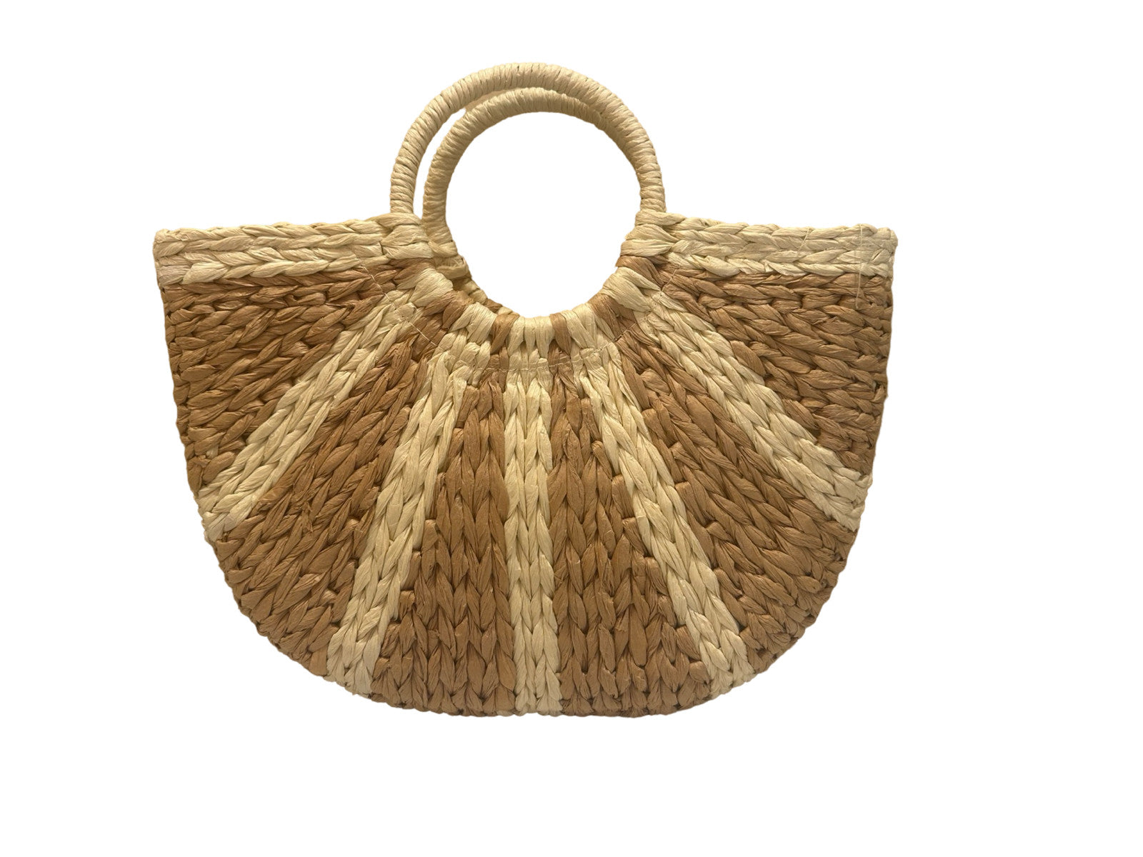 Shaddow and Fish Eva Luxe Bag Rice/Coffee