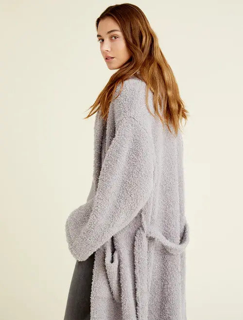 Barefoot Dreams CozyChic Adult Robe Dove Gray