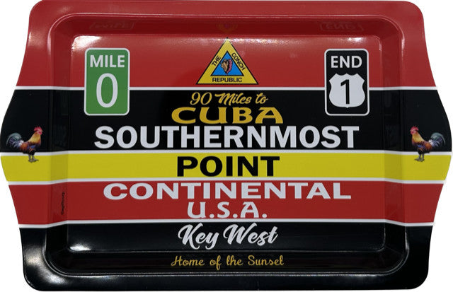 Southernmost Point 10"x6" Tin Tray