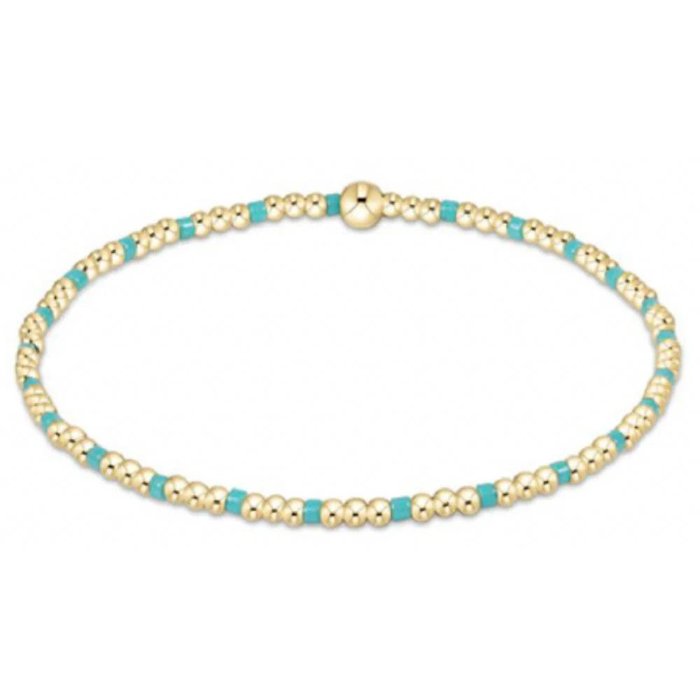 Egirl Hope Sincerity Pattern 2mm Bead Bracelet SS'25