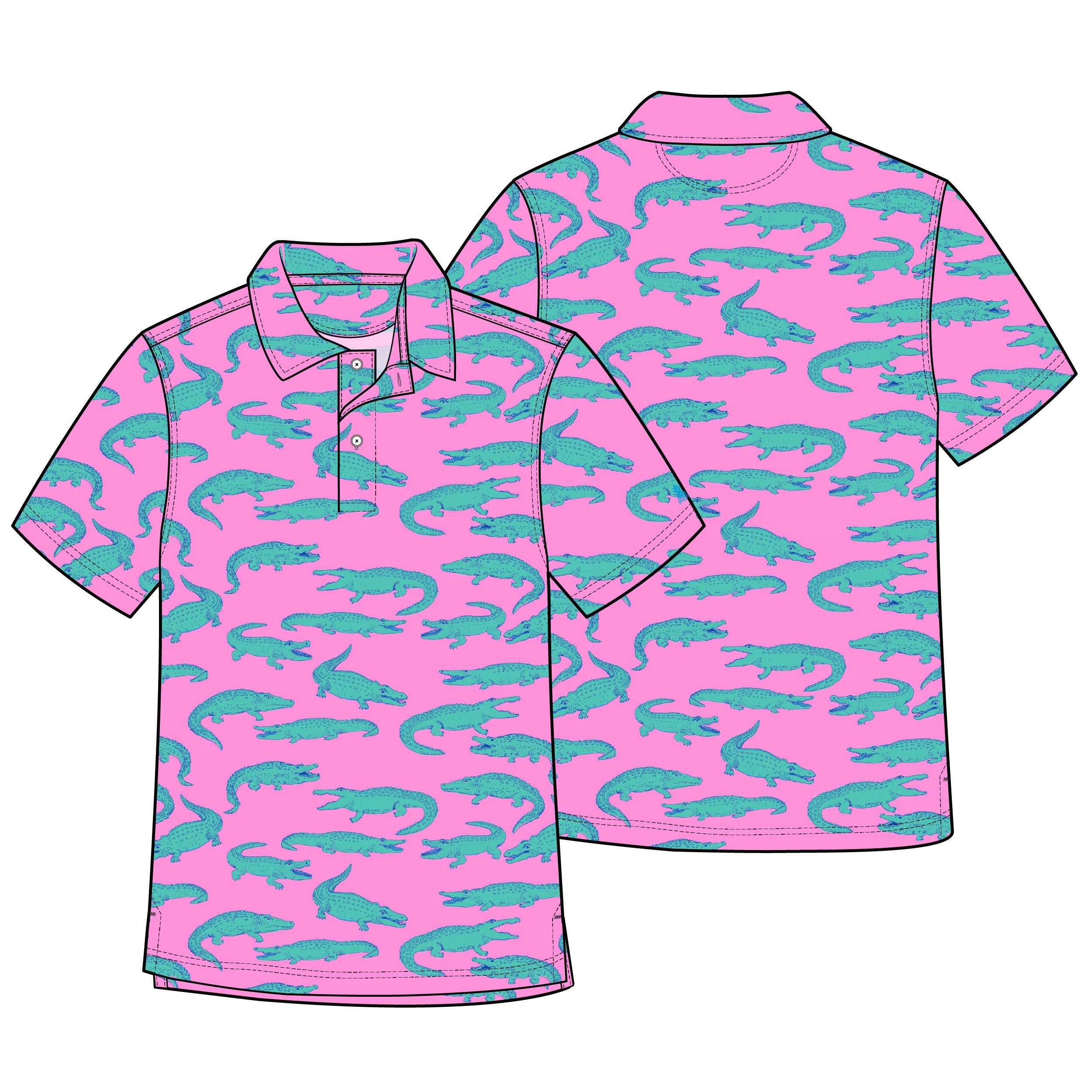 Chubbies Youth The Glade Performance Polo