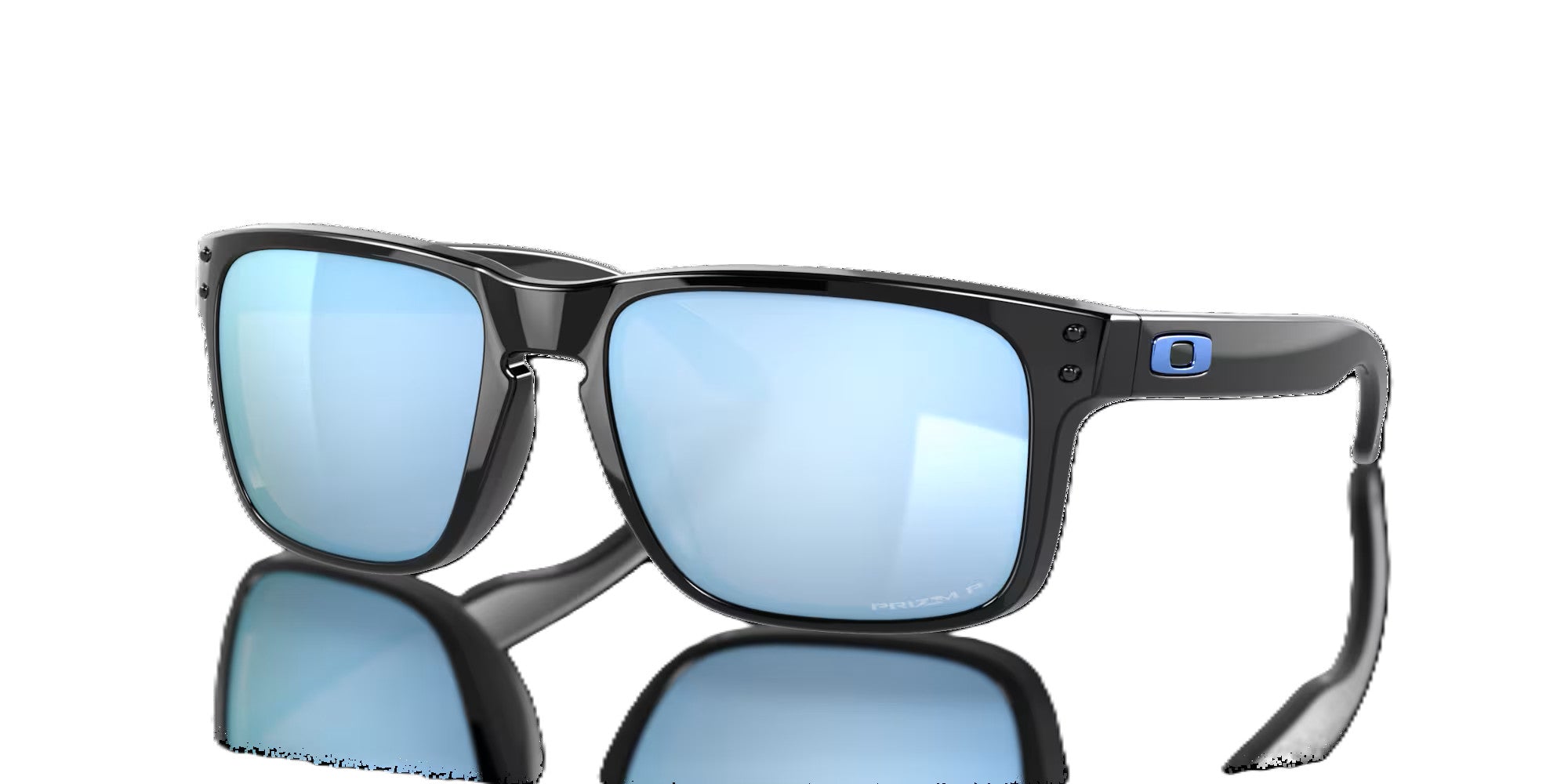 Oakley Holbrook Polished Black Frame w/ Prizm Deep Water Lens Sunglasses Polarized
