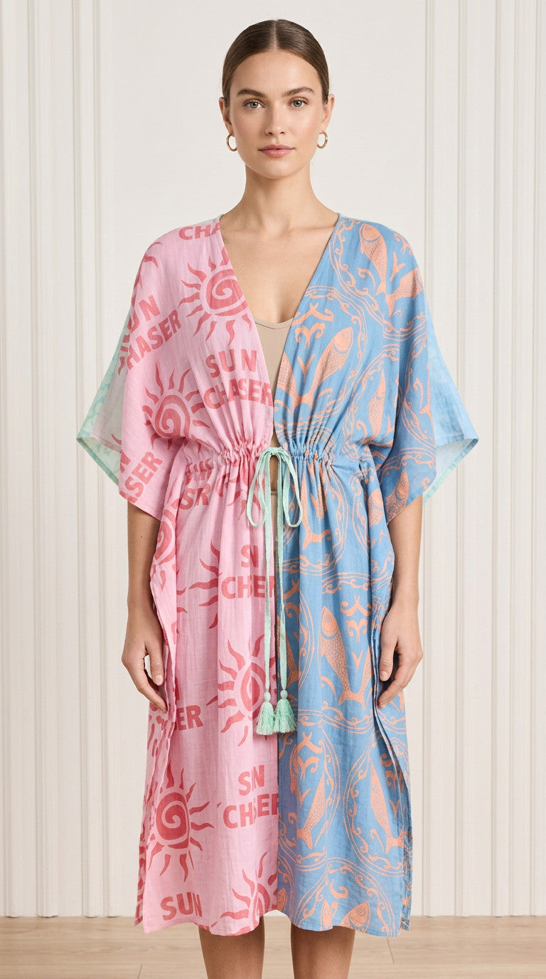 Surf Gypsy Sun Chaser Mix Print Cover Up