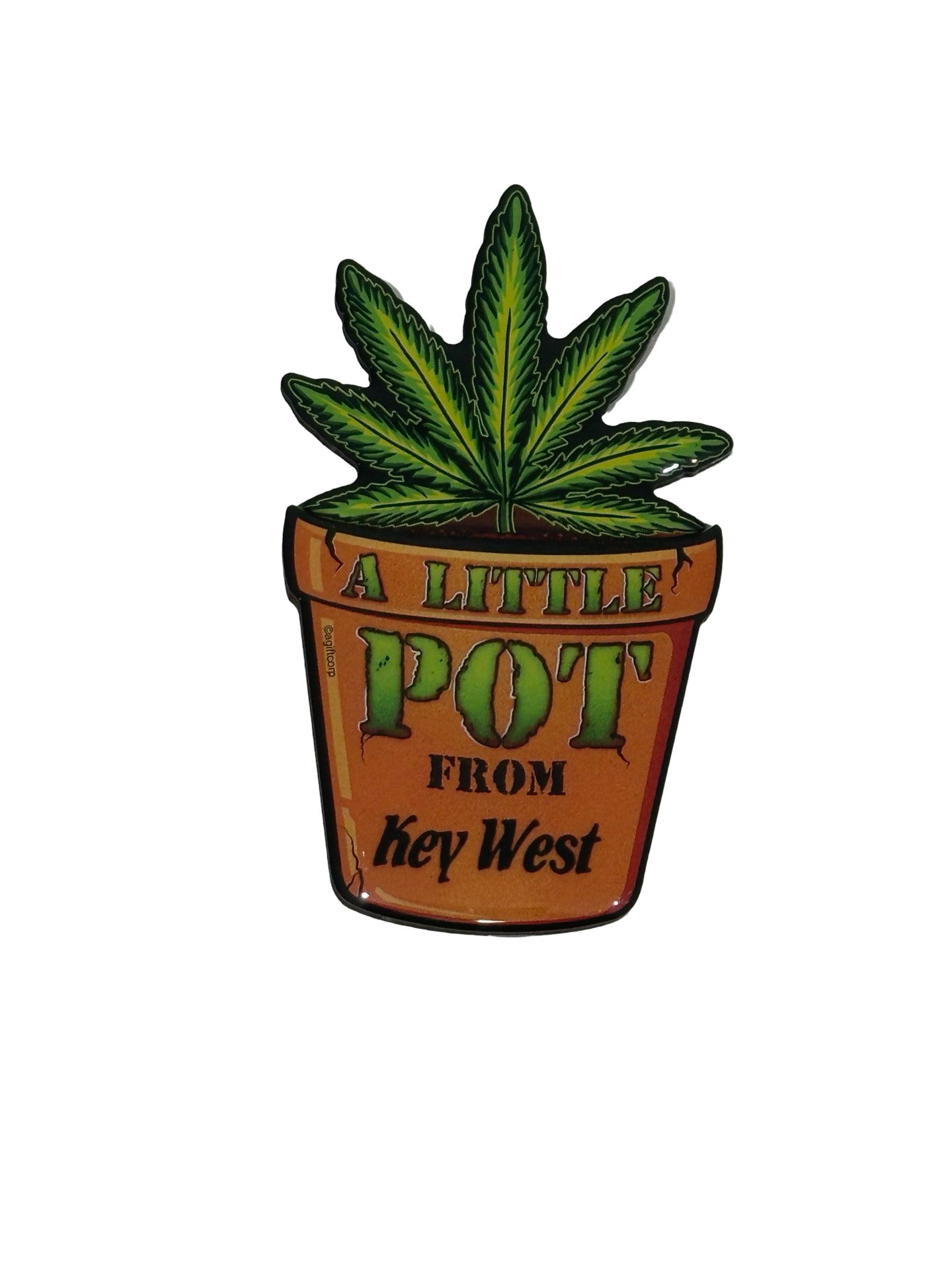 A Little Pot From Key West Magnet