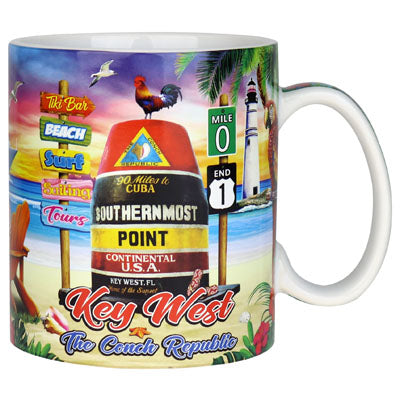 Key West Scenic Full Wrap Mug 18oz