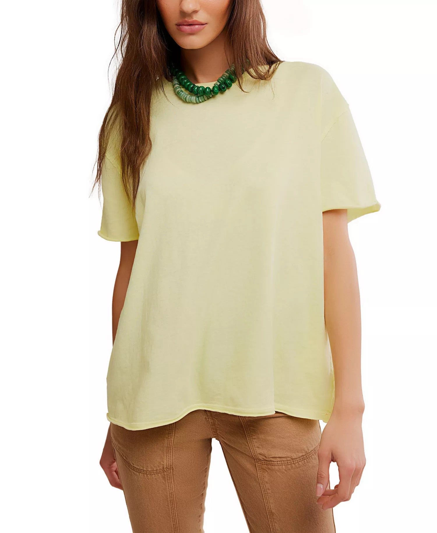 Free People We The Free Nina Tee Lemon Water