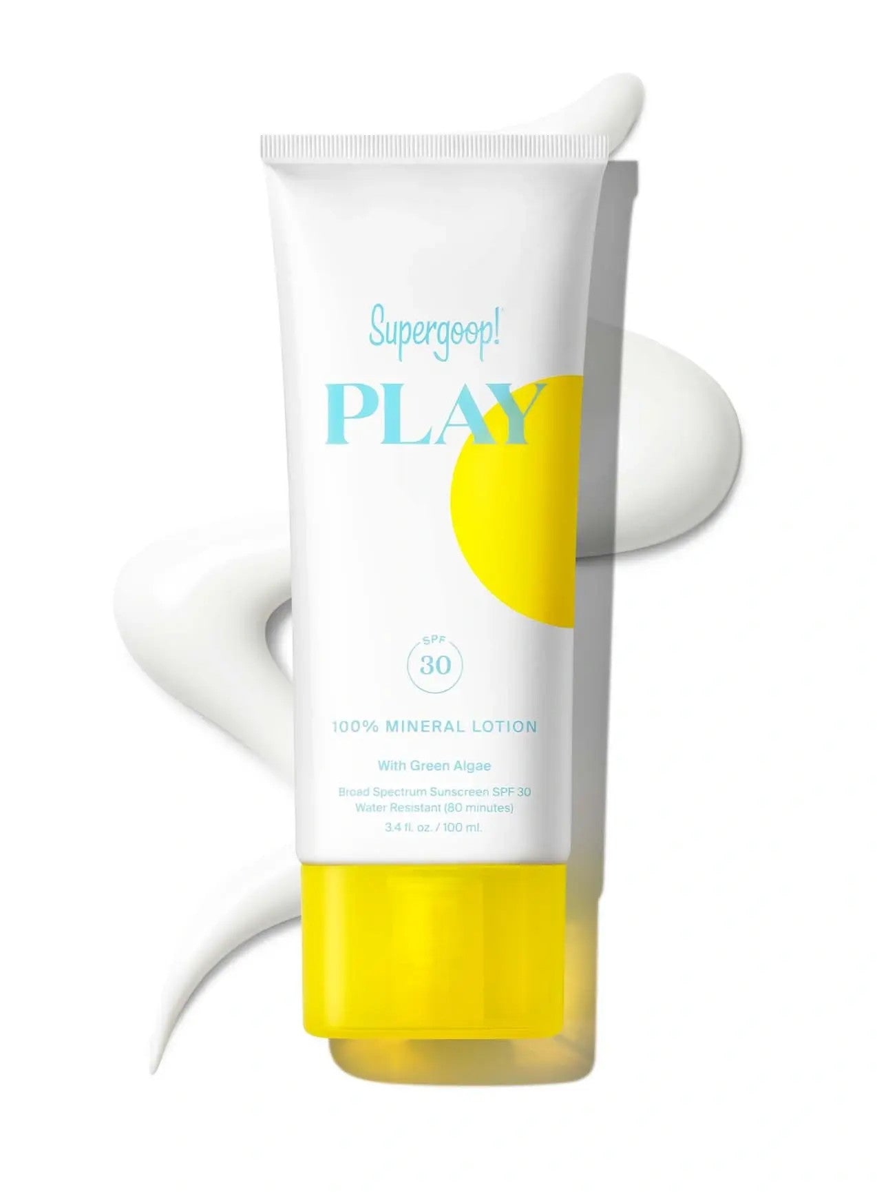 Supergoop! Play 100% Mineral Lotion SPF 30 with Green Algae 3.4 fl. oz.