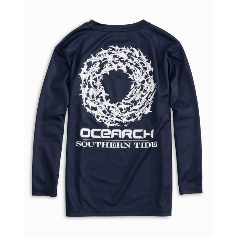 Southern Tide Y LS Shark Performance Tee