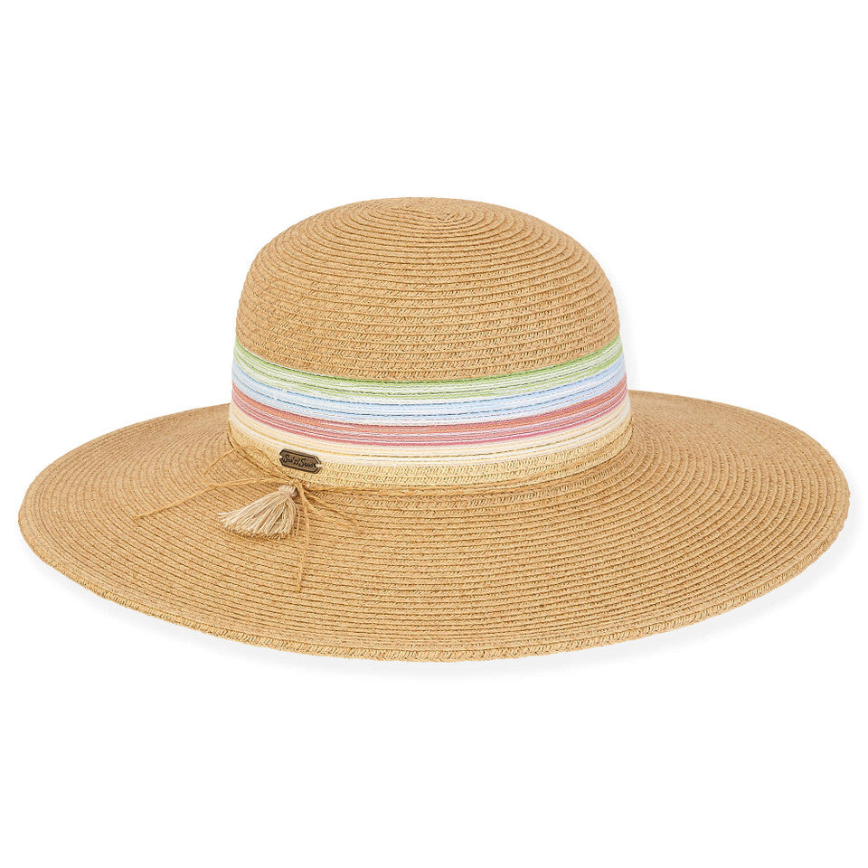Sun 'N' Sand Pinamar Paper Braid Floppy Hat