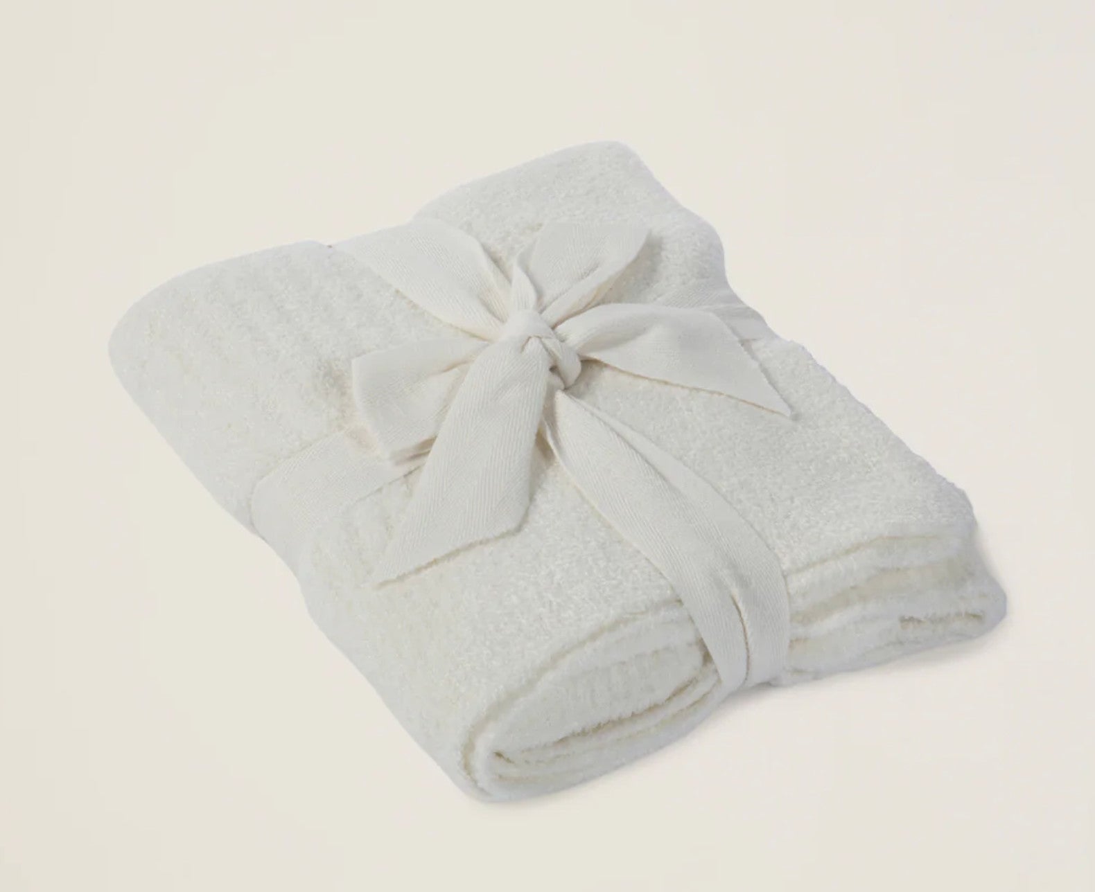 Barefoot Dreams CozyChic Lite Ribbed Blanket Pearl