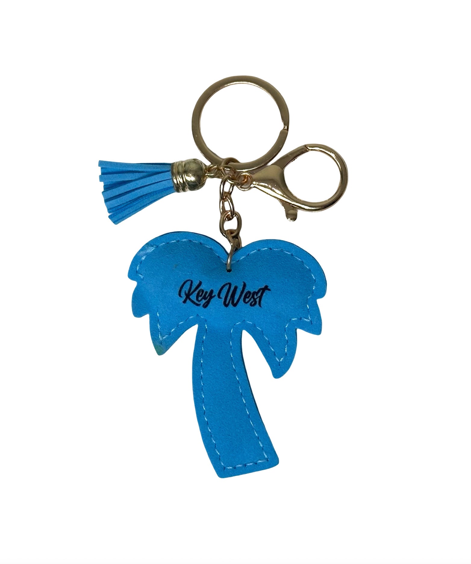 Palm Tree Key West Bedazzled Keychain