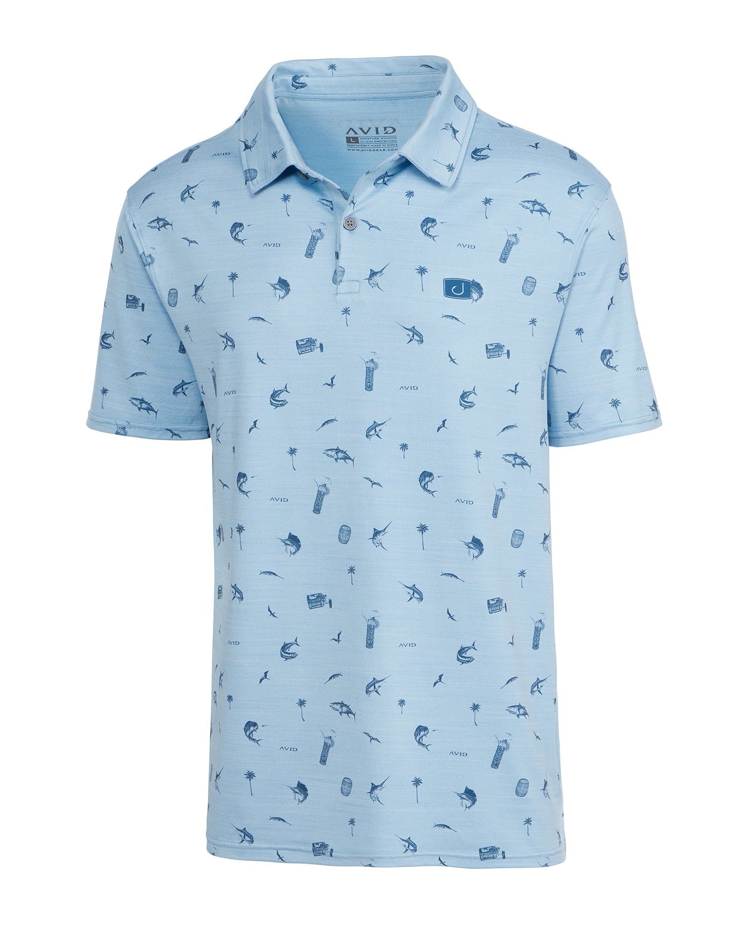 Avid West Winds Pacifico Polo Sky