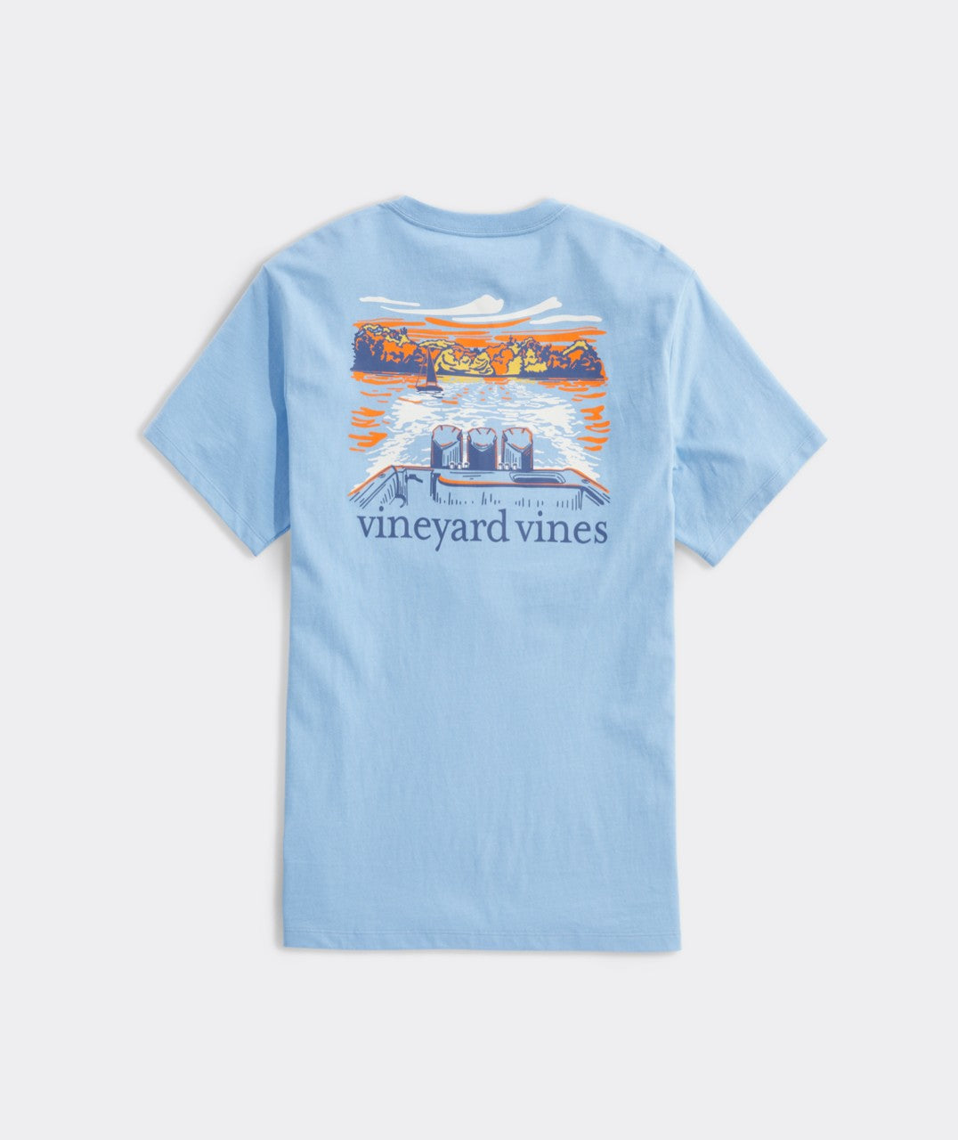 Vineyard Vines Autumn Wakes Pocket Tee SS