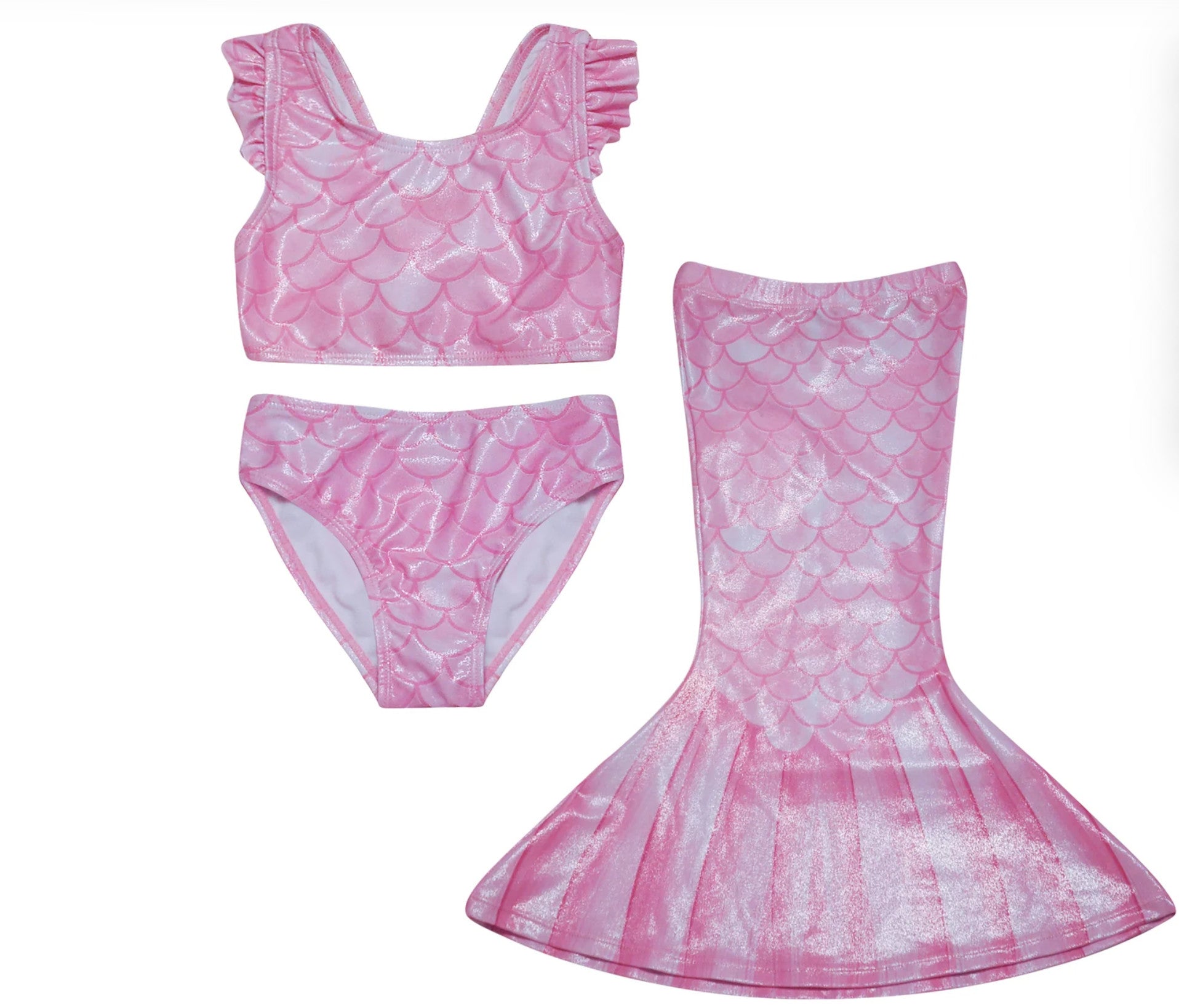 Flap Happy Mermaid Ruffle Swim Set Pixie Splash