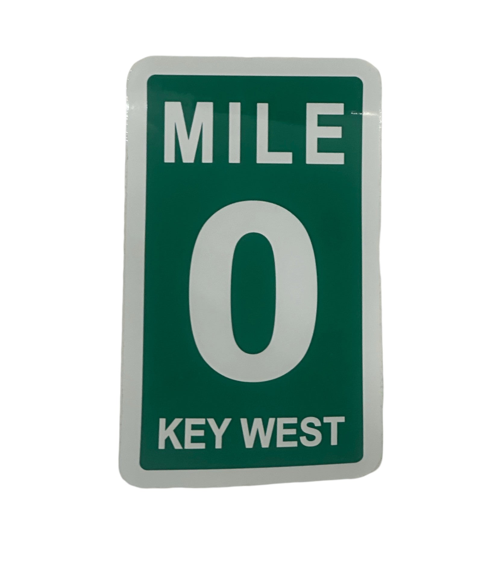 Mile 0 Key West Large Sticker