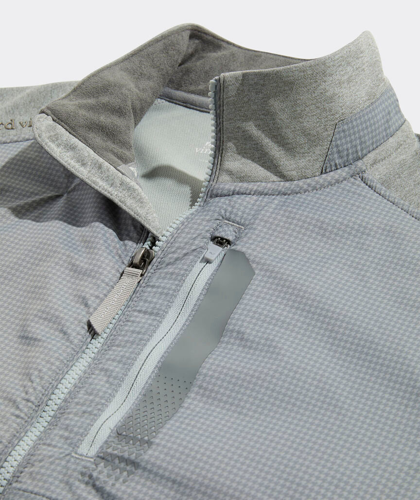 Vineyard Vines Fairhaven Golf Vest Htooth Ultimate Grey**