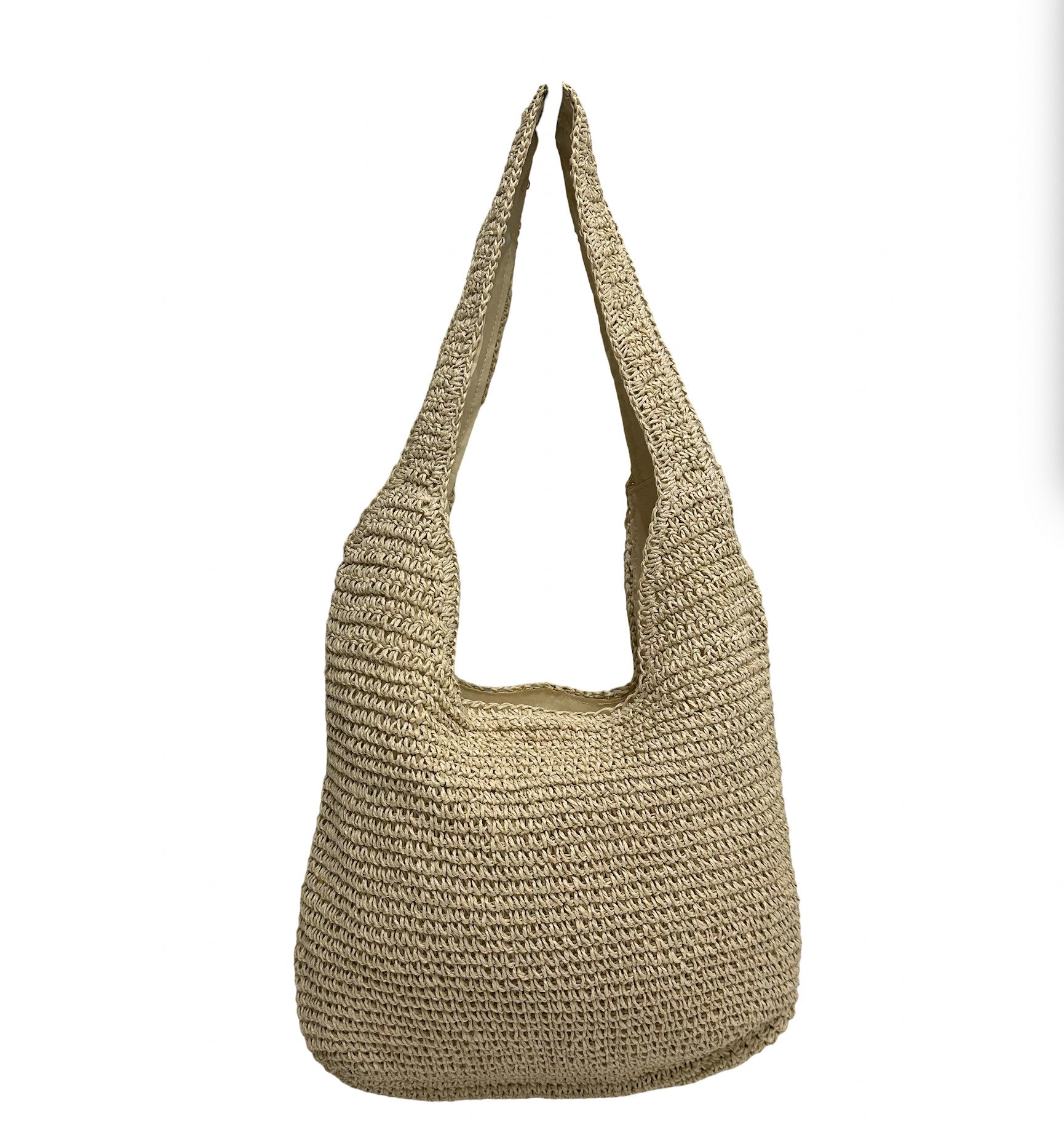 Shaddow and Fish Emily Hobo Bag Beige