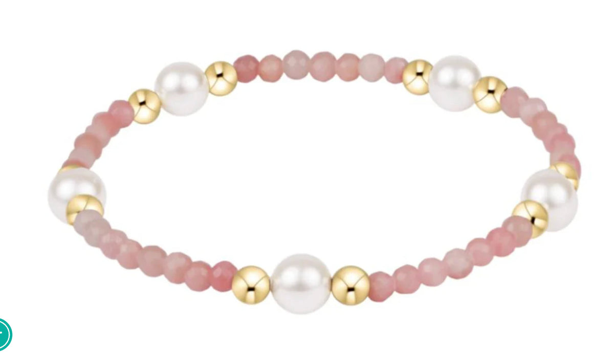 Enewton Purpose Pearl 6mm Gem Bead Bracelet SS'62