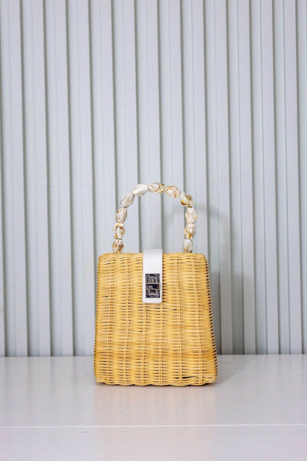 Shaddow and Fish Taylor Luxe Bag Beige