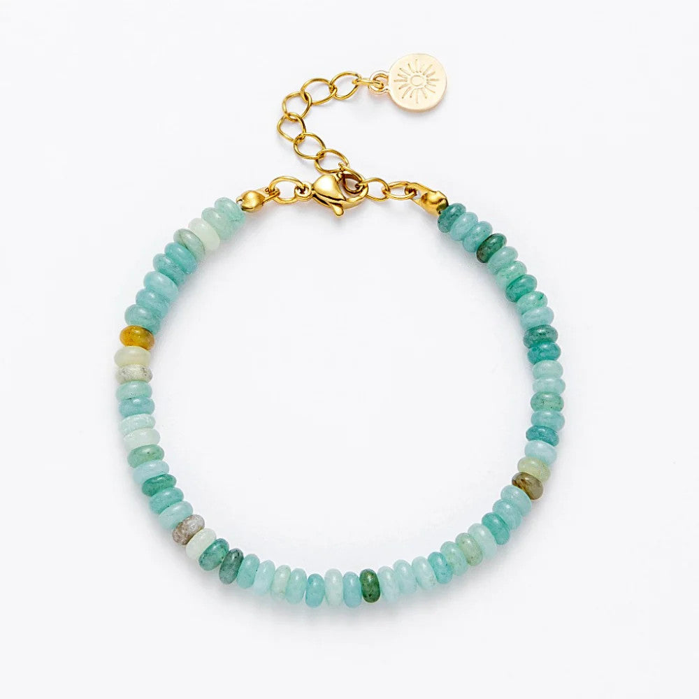 Mauka Aquamarine Clasp Bracelet