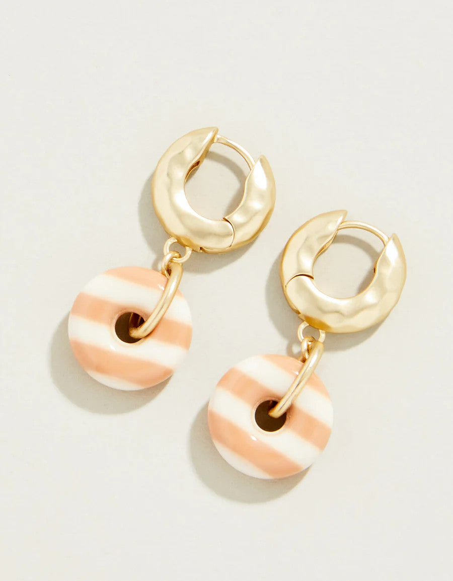 Spartina Ophelia Earrings Tan Stripes
