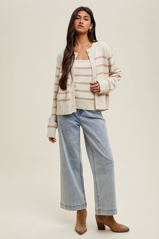 Shaddow and Fish Crissy Stripe Cami Tank