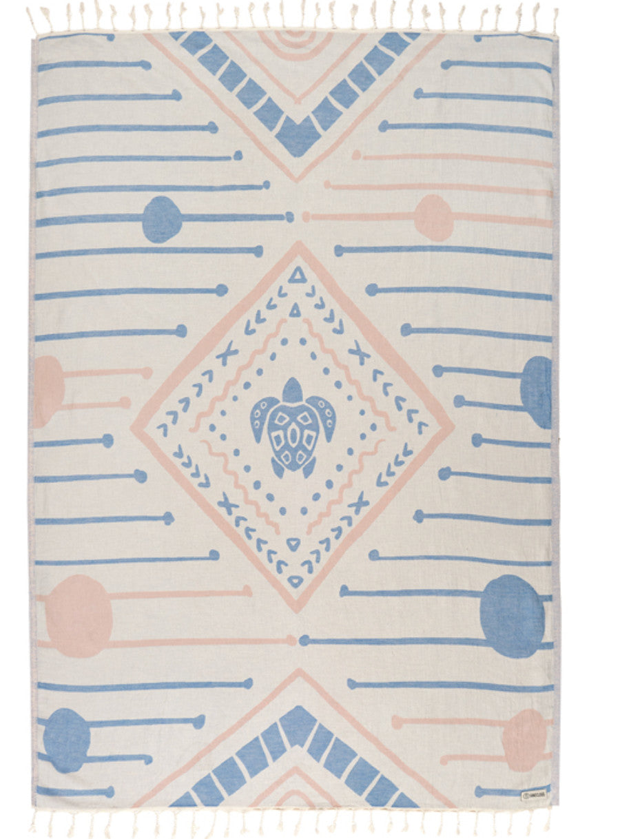 Sand Cloud Beach Towel Diamondback Natural