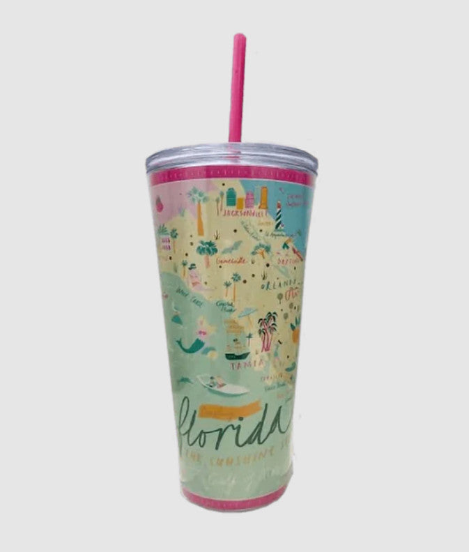 Spartina Florida Clear Drink Tumbler