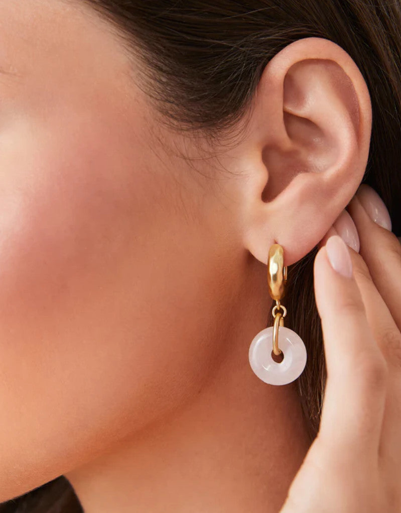 Spartina Ophelia Earrings Rose Quartz