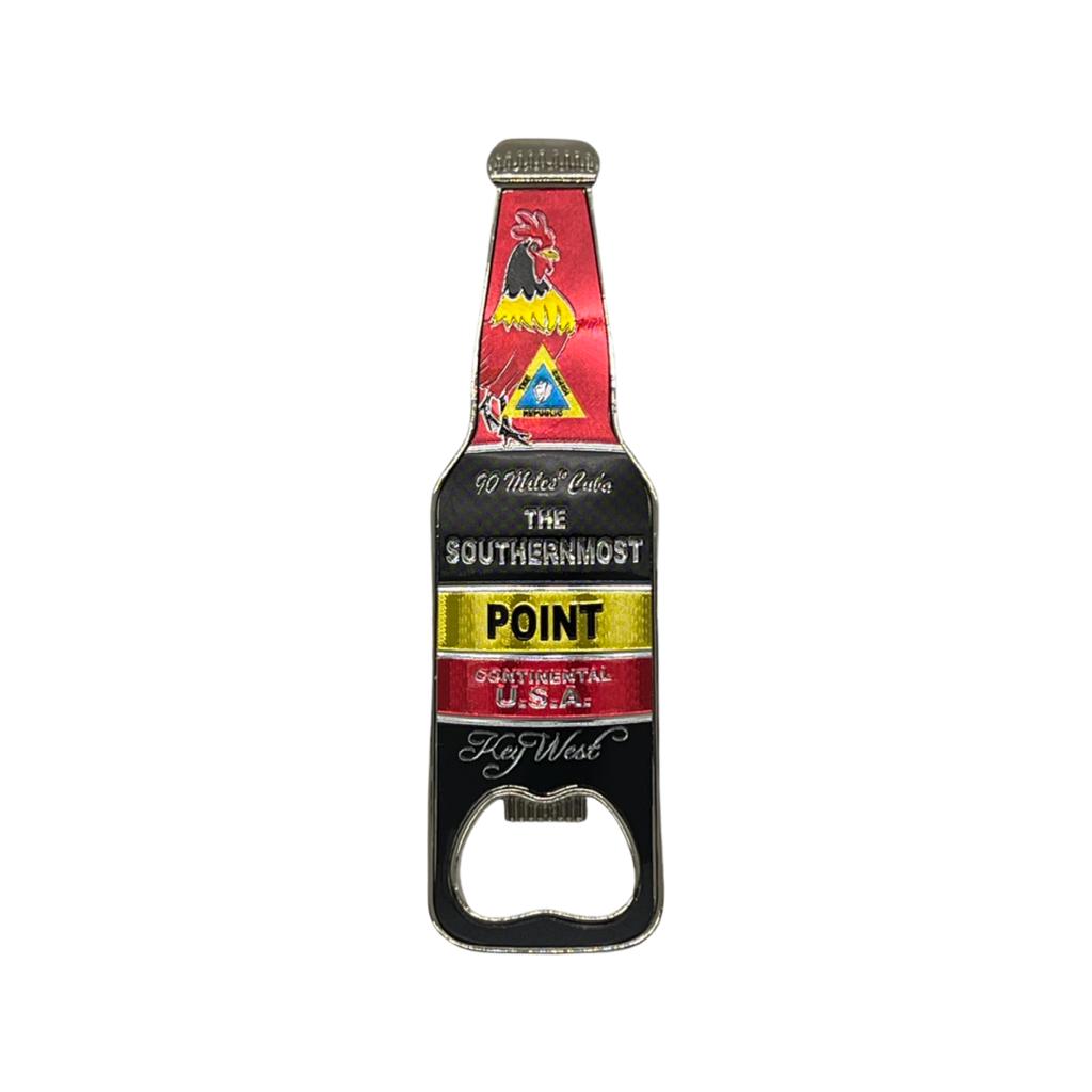 Jojo's Southernmost Point w/ Rooster Key West Bottle Opener Magnet