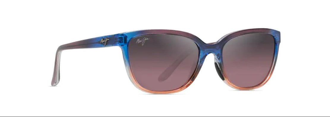 Maui Jim Honi Rose Lens w/ Sunset Transparent Frame Sunglasses